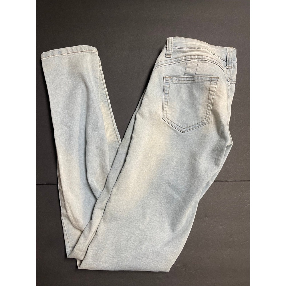 GOGO Women's Skinny Jeans - Light Gray